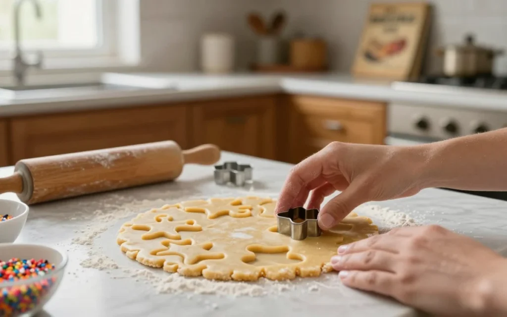 Técnica de modelagem de biscoitos
