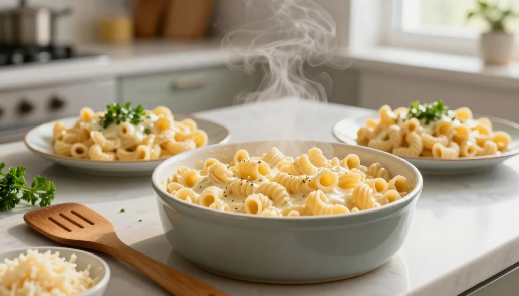 como fazer macarrão cremoso