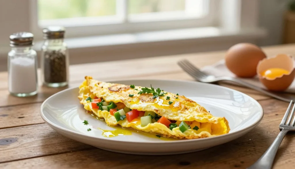 Omelete fácil e rápido