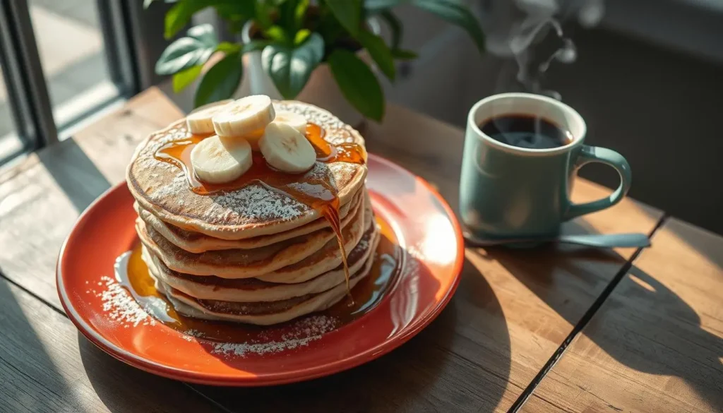 panqueca simples para o café da manhã